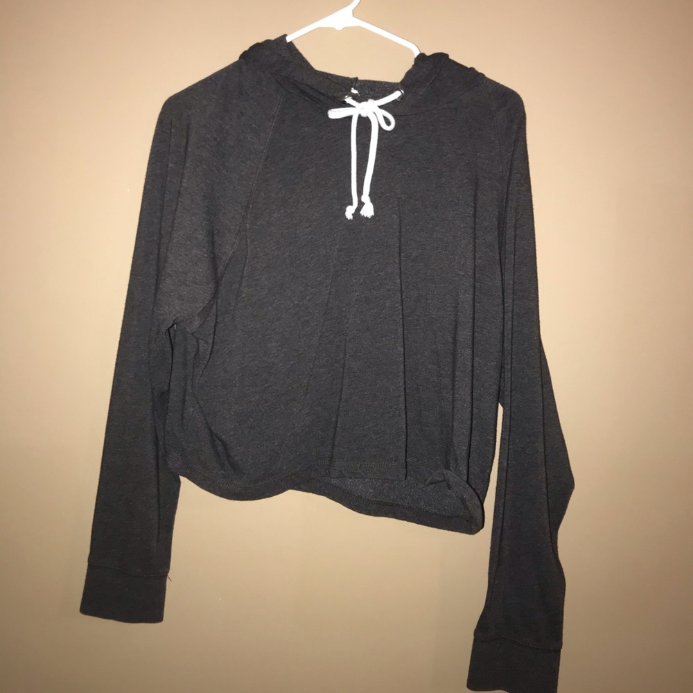 H&M women cropped hoodie